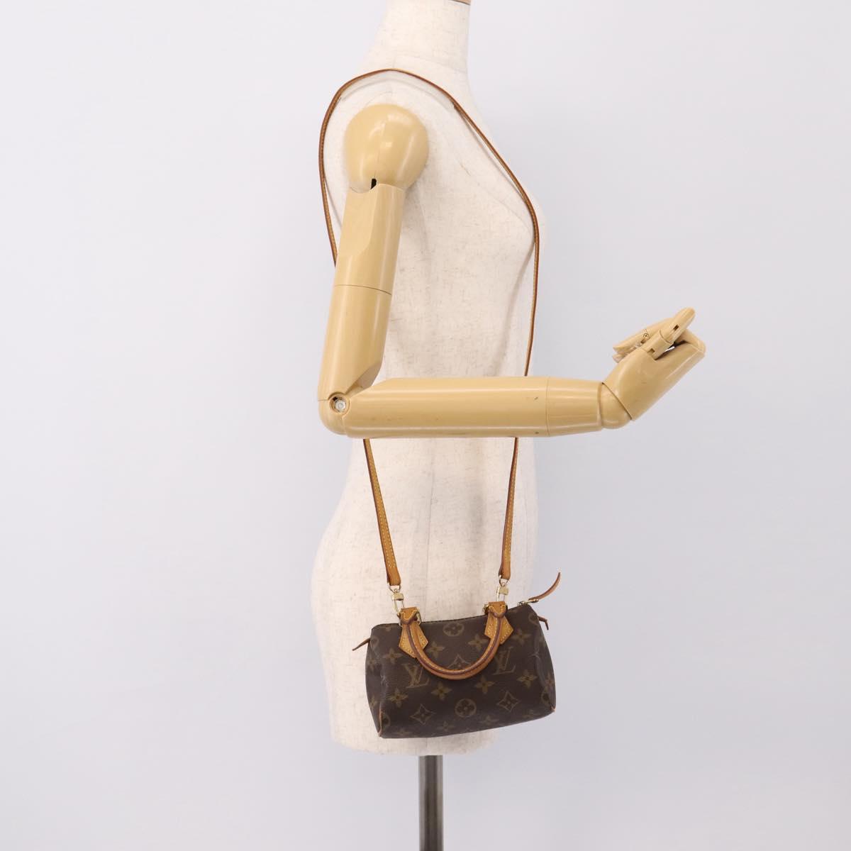 LOUIS VUITTON Monogram Mini Speedy Hand Bag M41534 LV Auth bs36864
