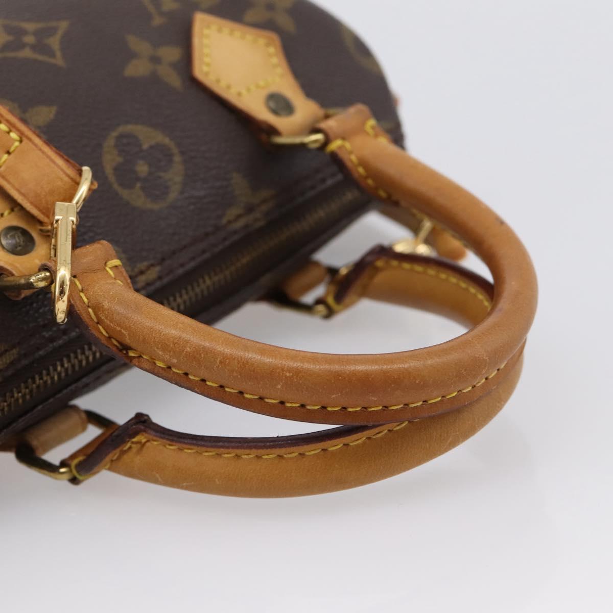 LOUIS VUITTON Monogram Mini Speedy Hand Bag M41534 LV Auth bs36864