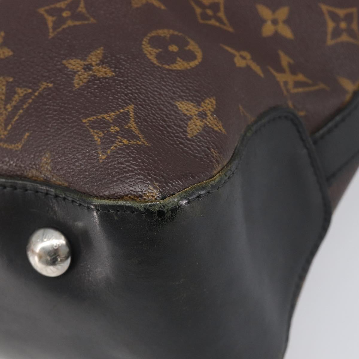 LOUIS VUITTON Monogram Macassar Davis Tote Bag M56708 LV Auth bs36883