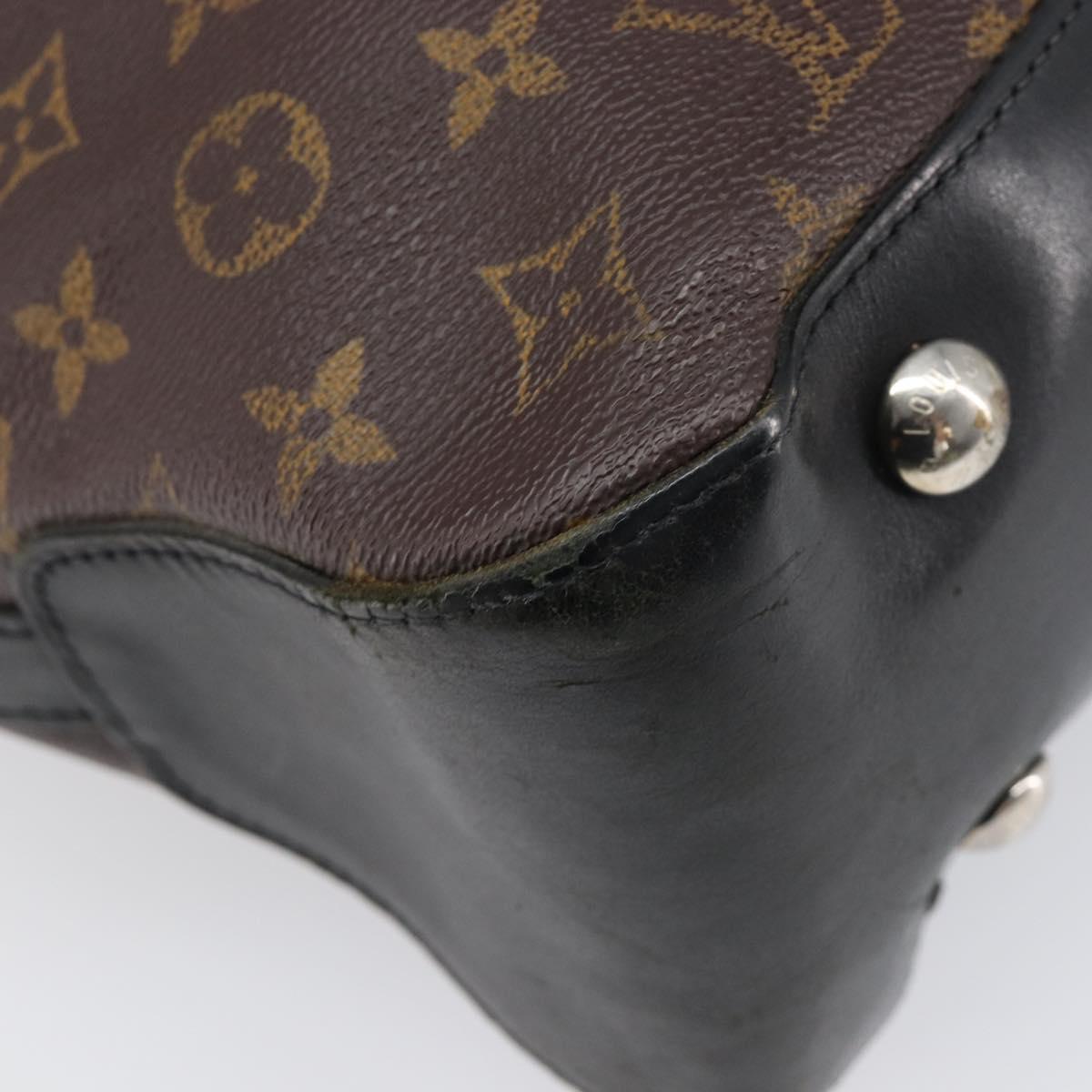 LOUIS VUITTON Monogram Macassar Davis Tote Bag M56708 LV Auth bs36883