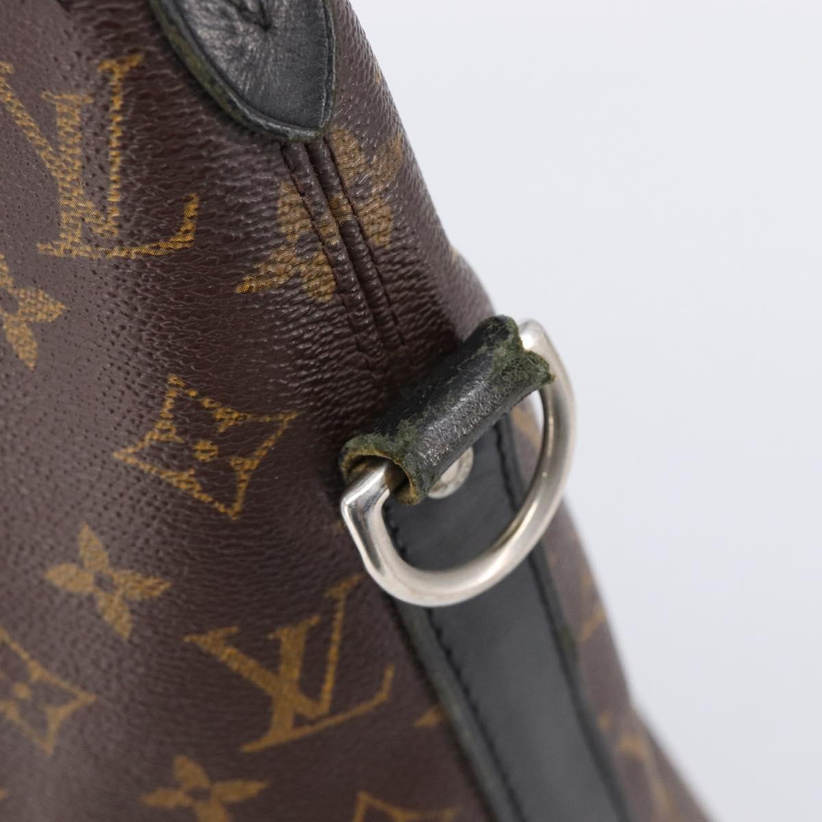 LOUIS VUITTON Monogram Macassar Davis Tote Bag M56708 LV Auth bs36883