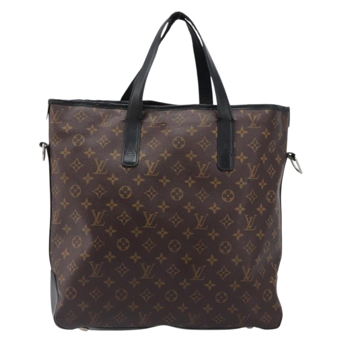 LOUIS VUITTON Monogram Macassar Davis Tote Bag M56708 LV Auth bs36883