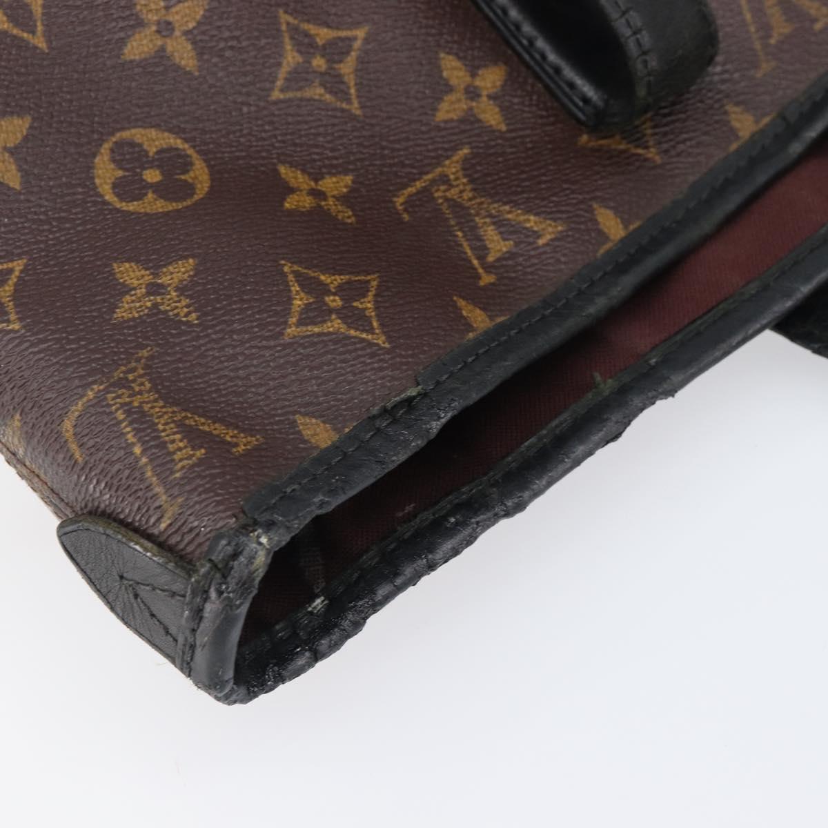 LOUIS VUITTON Monogram Macassar Davis Tote Bag M56708 LV Auth bs36883