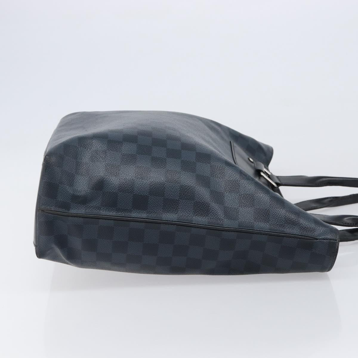 LOUIS VUITTON Damier Cobalt Cabavayage Hand Bag N41397 LV Auth bs36884
