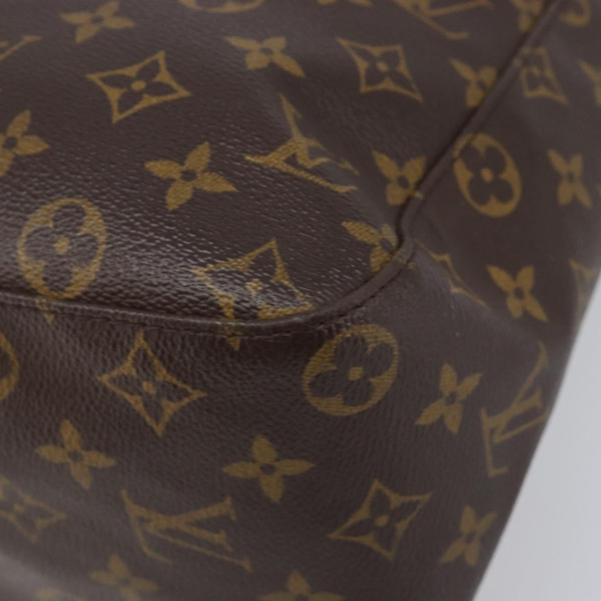 LOUIS VUITTON Monogram Looping GM Shoulder Bag M51145 LV Auth bs36885