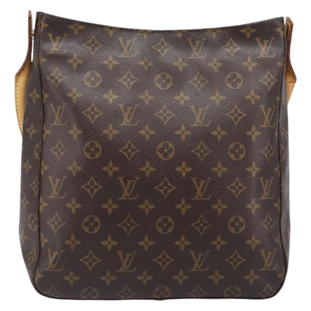 LOUIS VUITTON Monogram Looping GM Shoulder Bag M51145 LV Auth bs36885