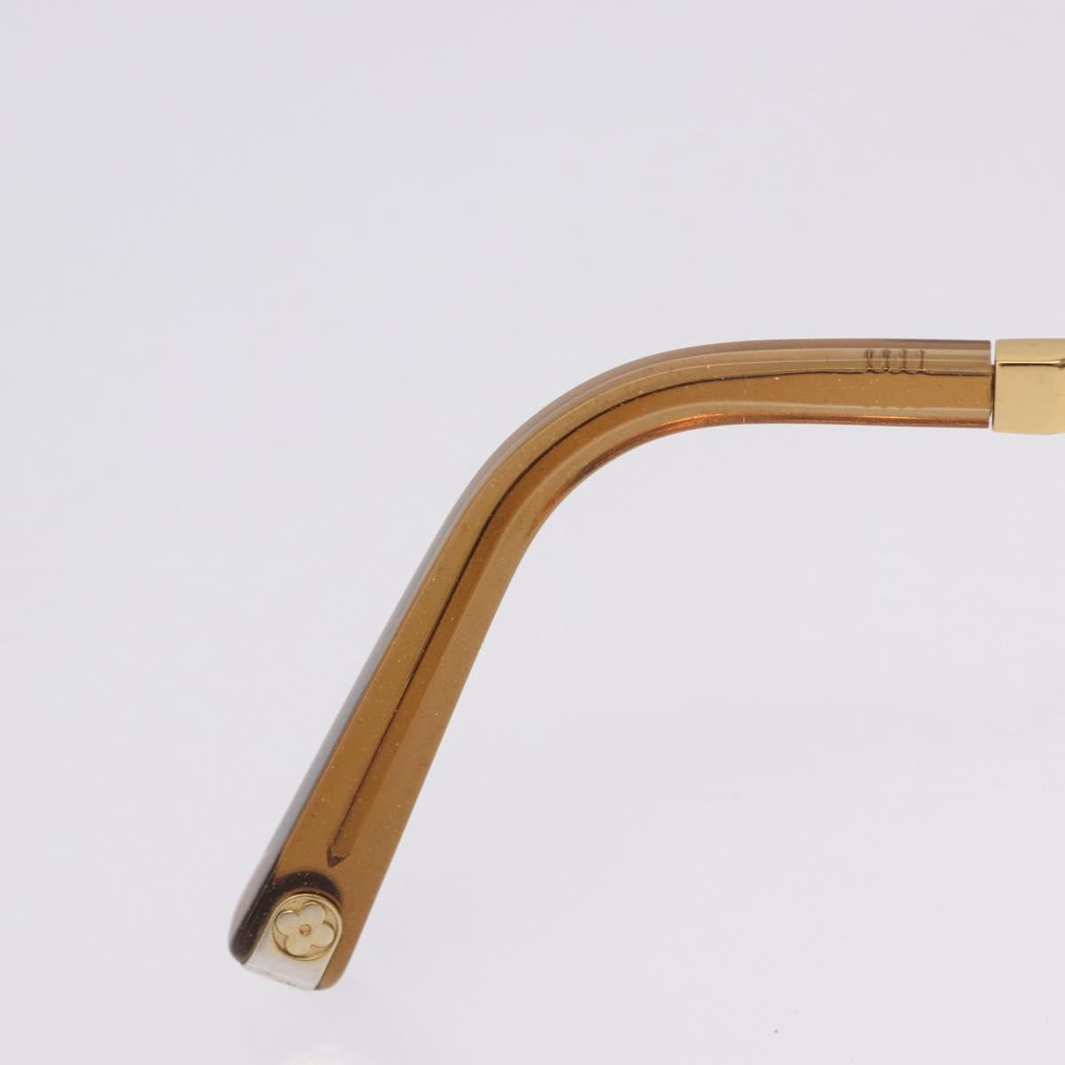 LOUIS VUITTON Petit Spson Cateye Sunglasses plastic Gold Z0487E LV Auth bs36891