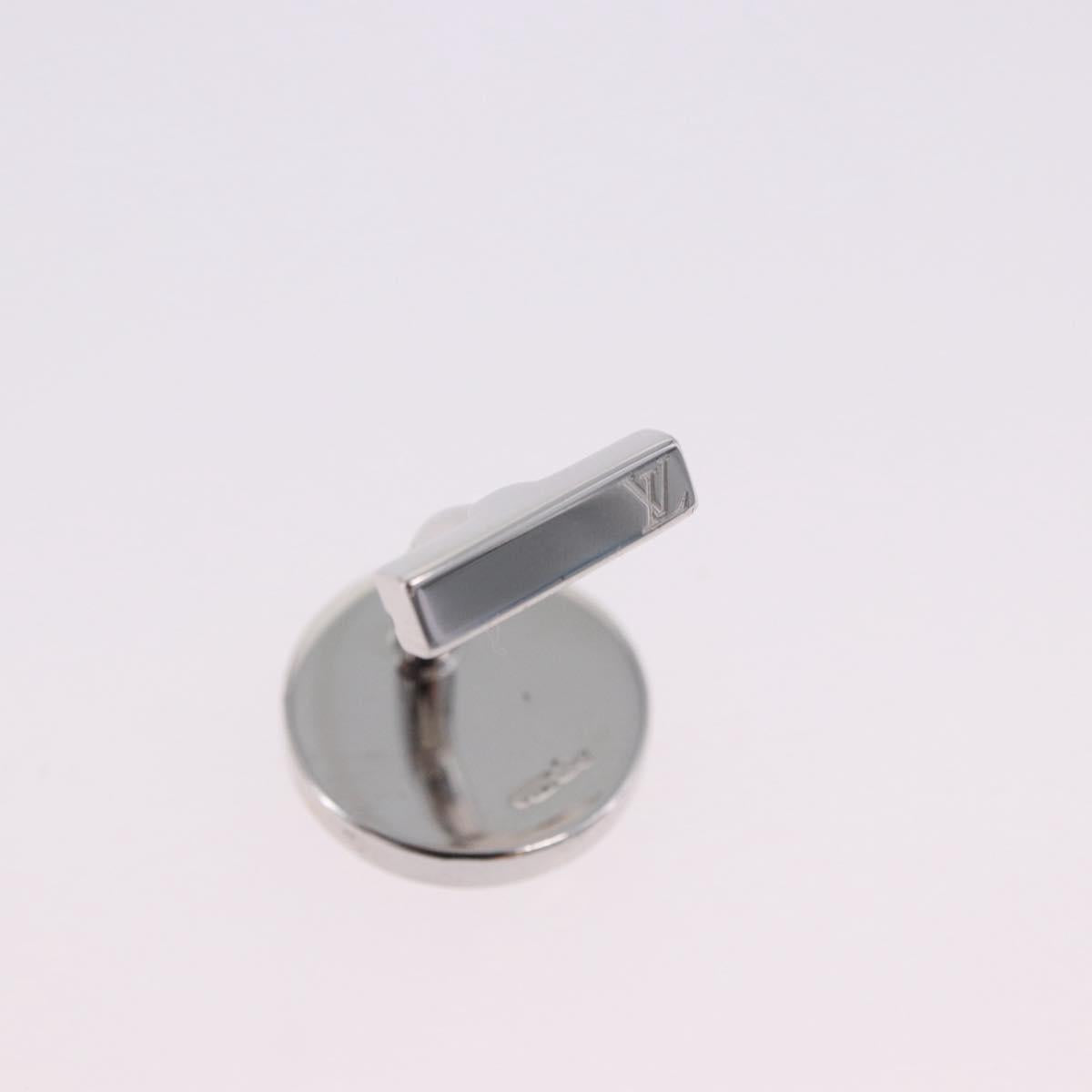 LOUIS VUITTON Buton de Manchette Fleur Cuffs Ag925 Silver M65055 LV Auth bs36897