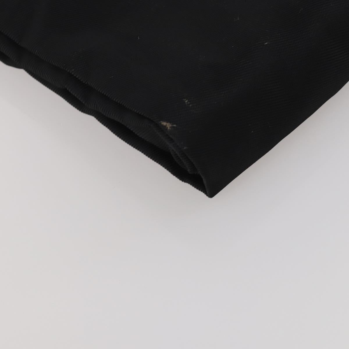 GUCCI Garment Cover Nylon Black Silver Auth bs36902