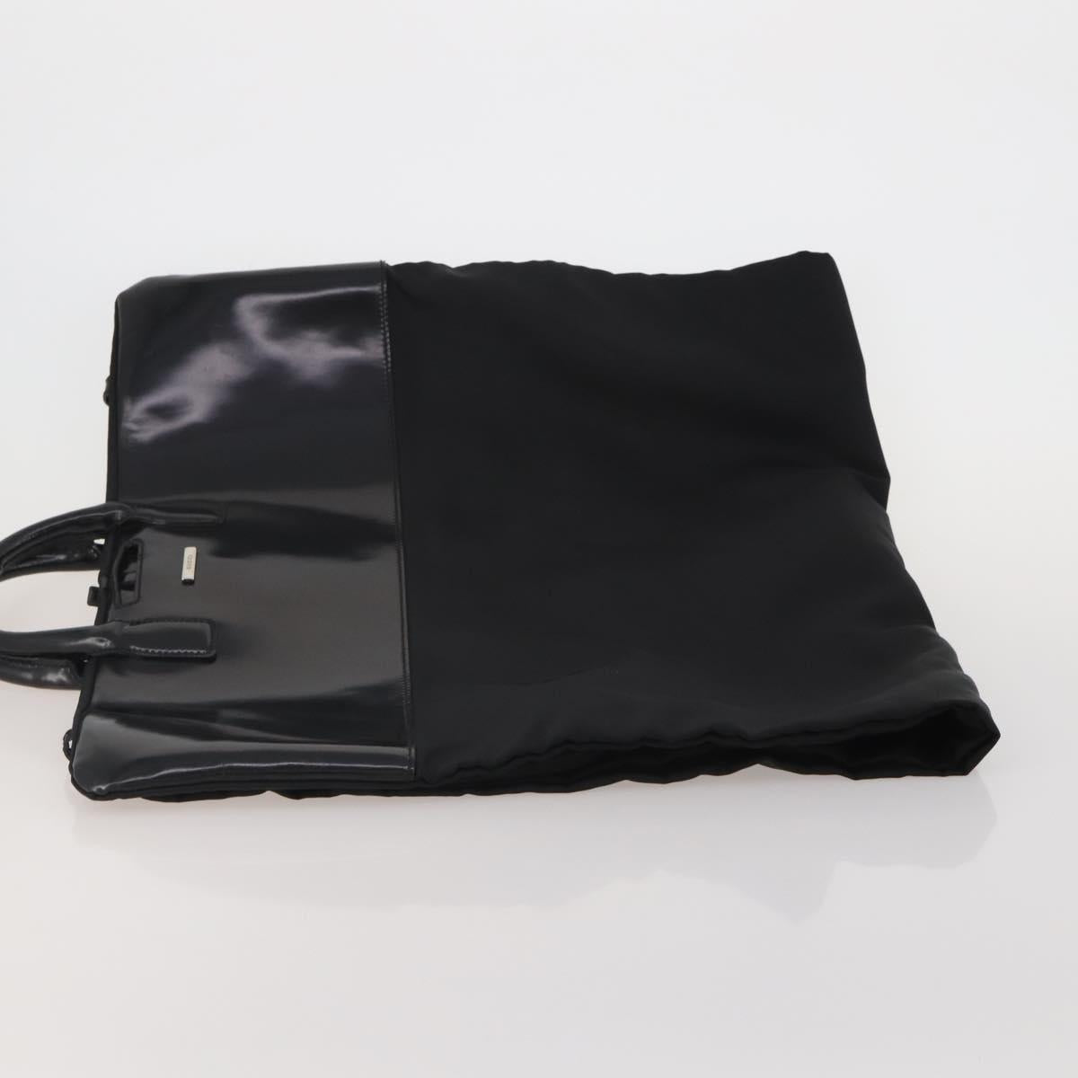 GUCCI Garment Cover Nylon Black Silver Auth bs36902
