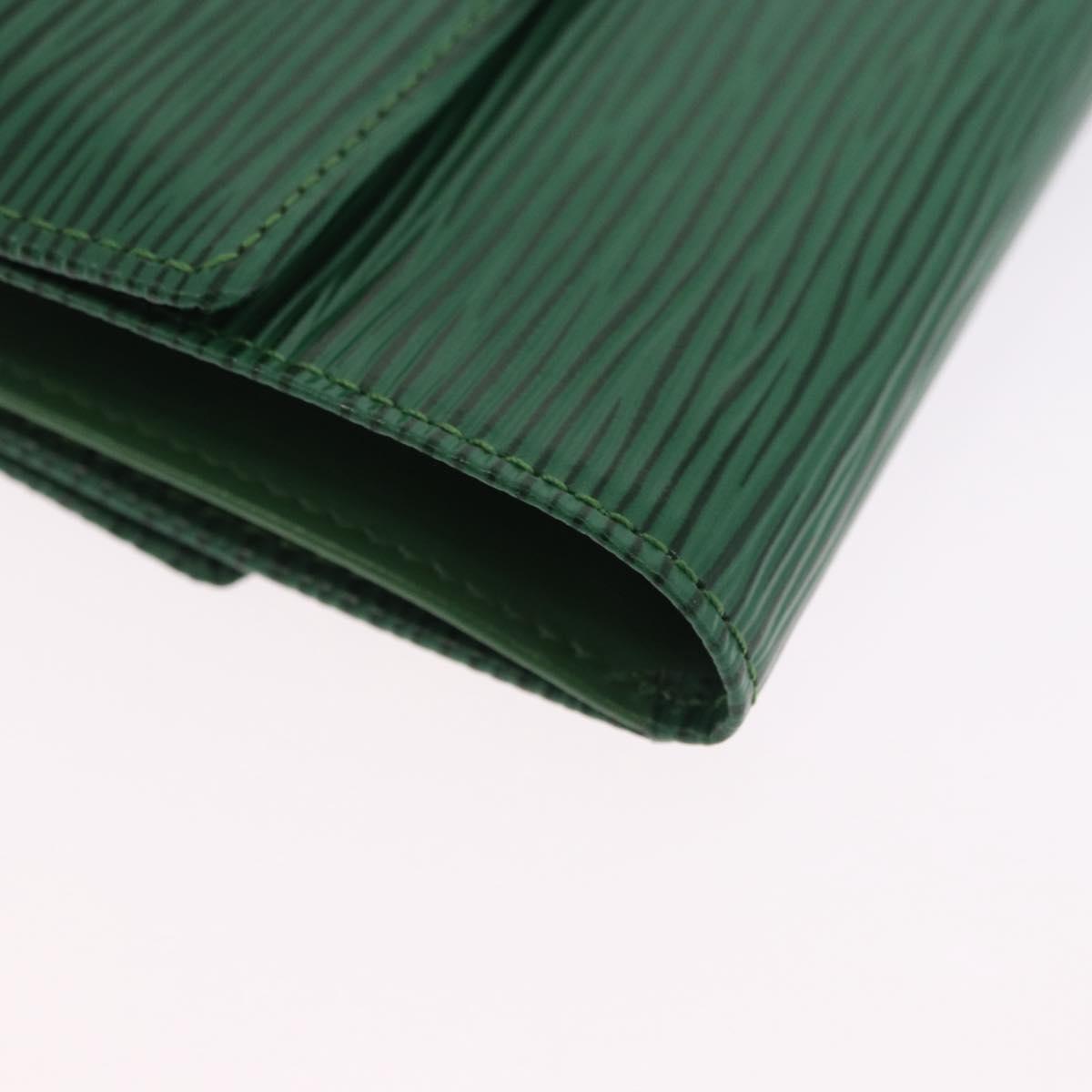 LOUIS VUITTON Epi Porte Monnaie Bier Cartes Crdit Green M63484 LV Auth bs36911A