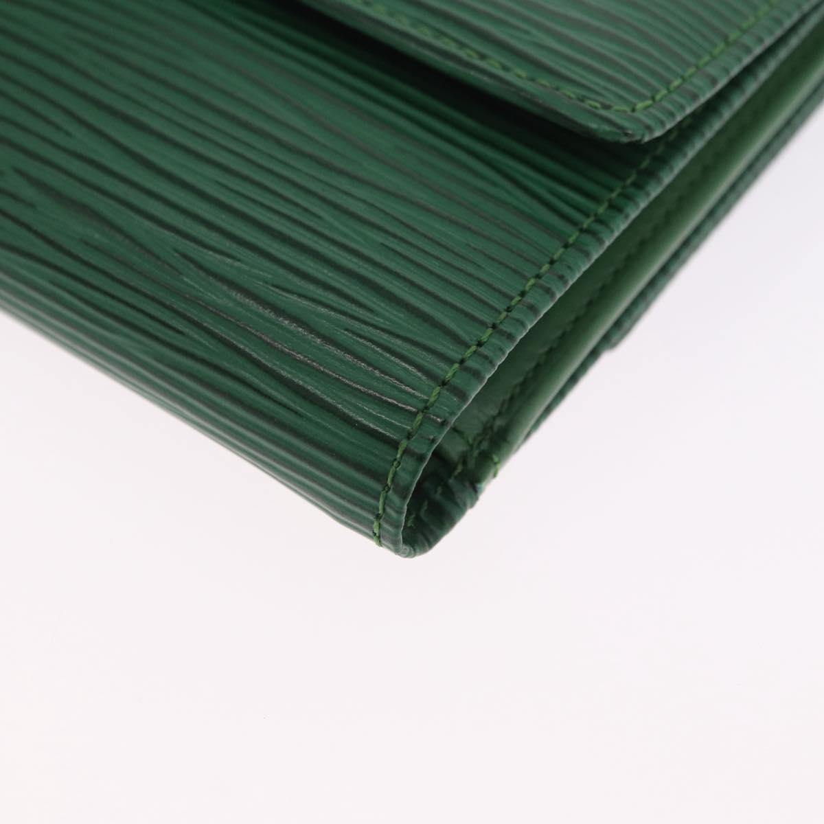 LOUIS VUITTON Epi Porte Monnaie Bier Cartes Crdit Green M63484 LV Auth bs36911A
