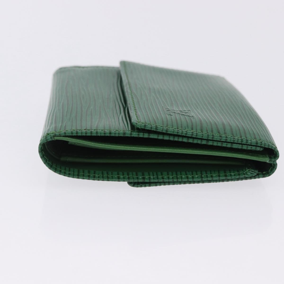 LOUIS VUITTON Epi Porte Monnaie Bier Cartes Crdit Green M63484 LV Auth bs36911A