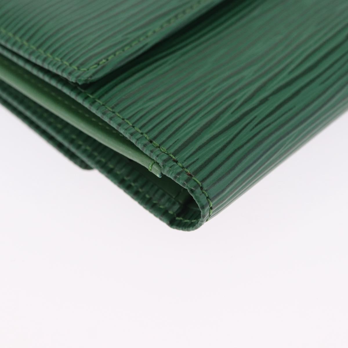 LOUIS VUITTON Epi Porte Monnaie Bier Cartes Crdit Green M63484 LV Auth bs36911A