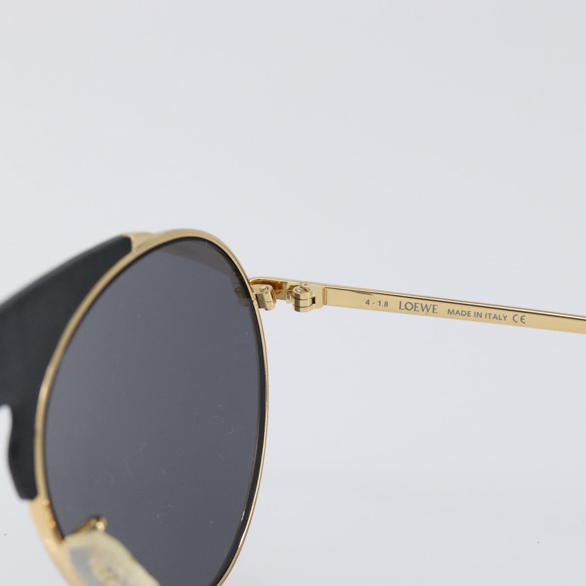 LOEWE Sunglasses Metal Gold Auth bs36917