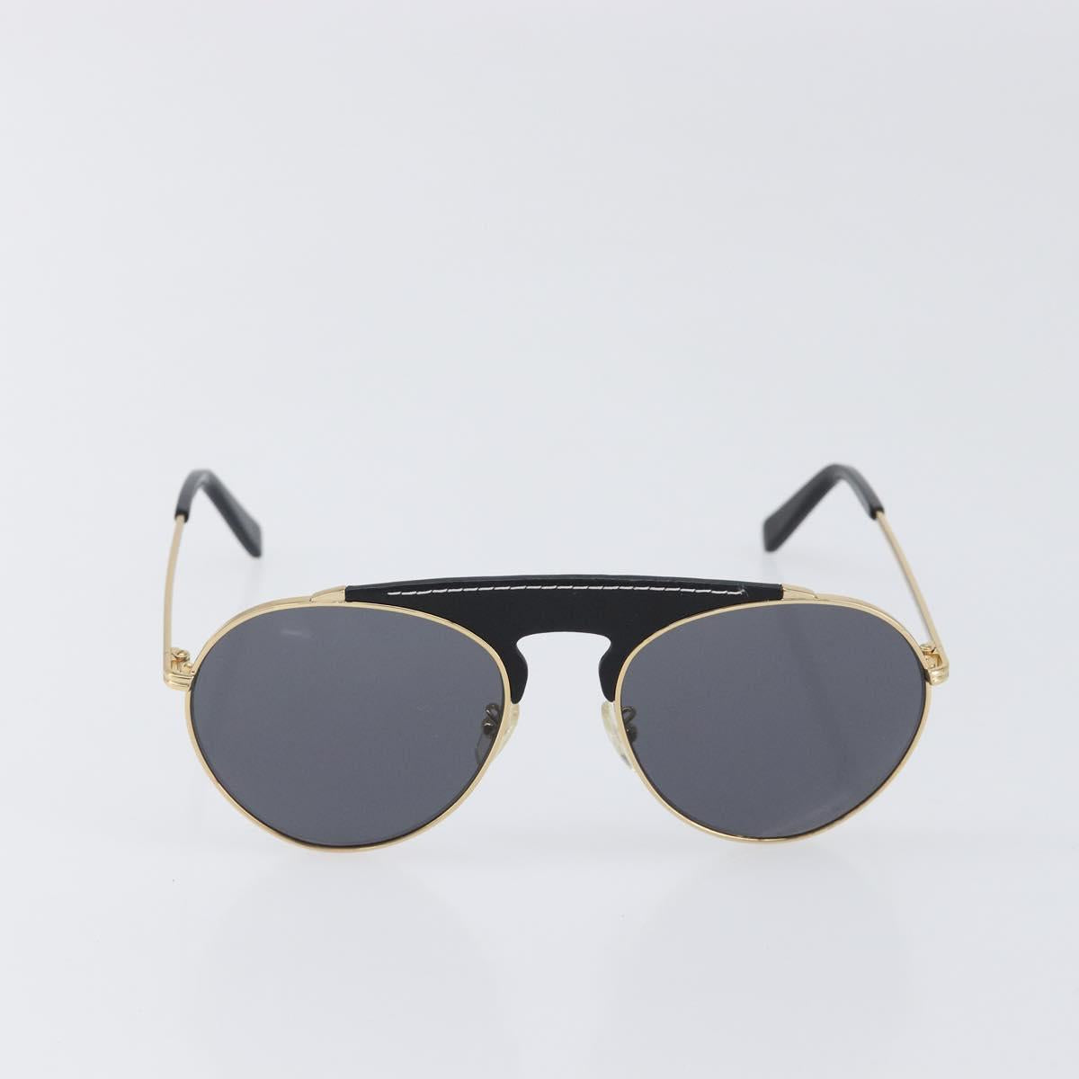 LOEWE Sunglasses Metal Gold Auth bs36917
