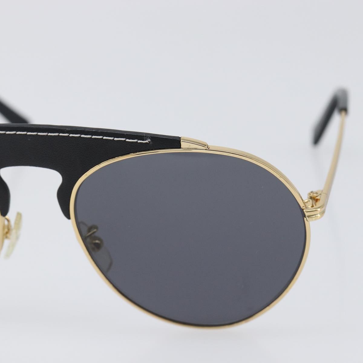 LOEWE Sunglasses Metal Gold Auth bs36917