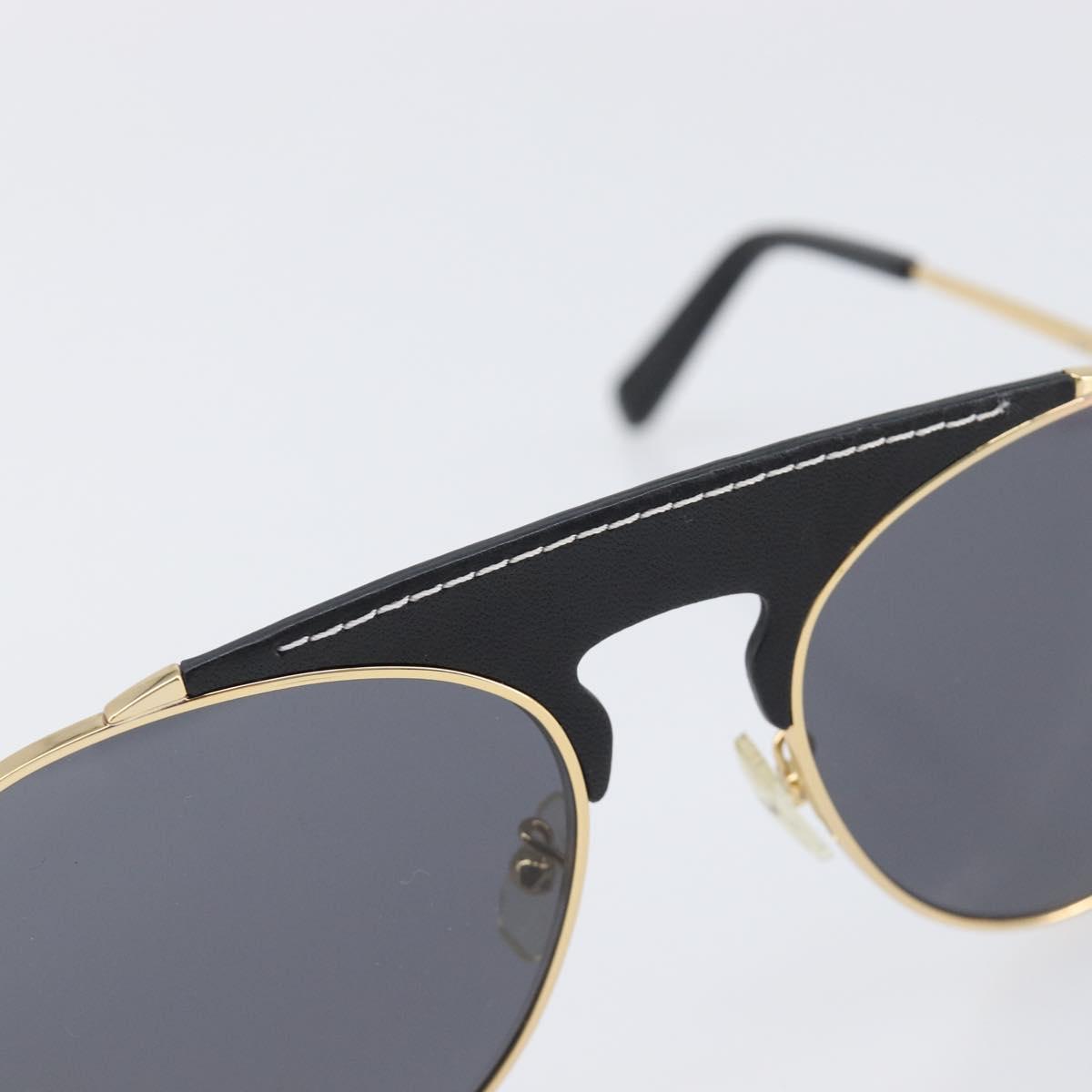 LOEWE Sunglasses Metal Gold Auth bs36917