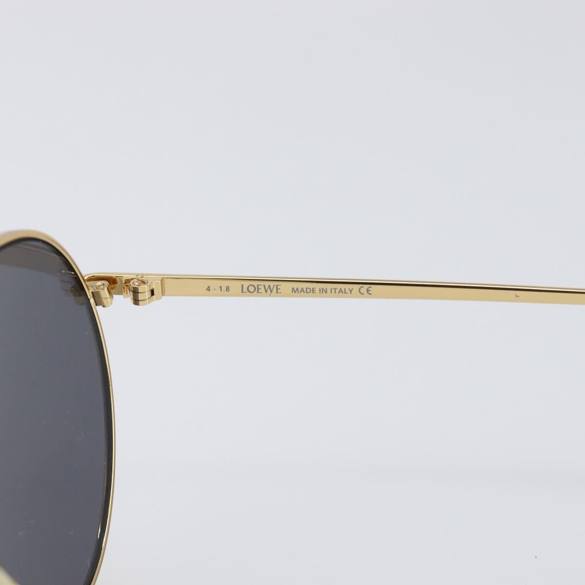LOEWE Sunglasses Metal Gold Auth bs36917