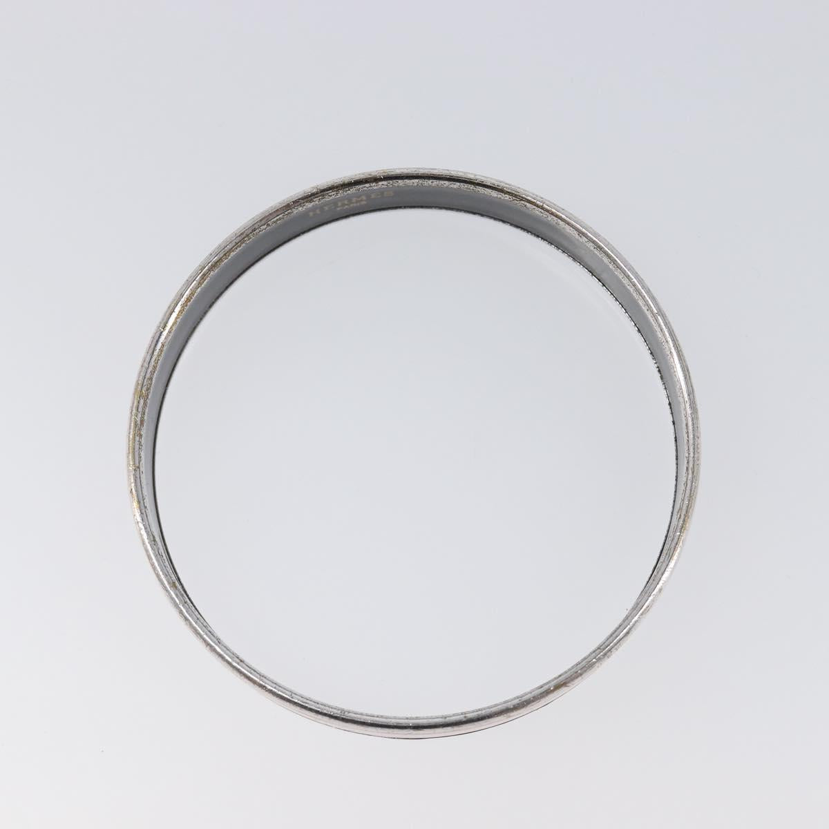 HERMES Bangle Metal Pink Auth bs36918