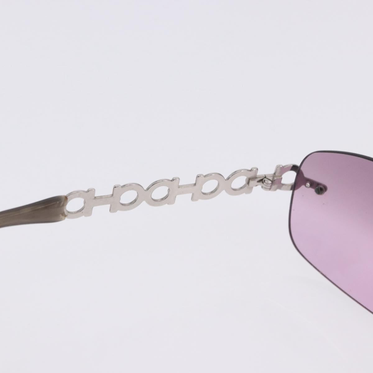 GUCCI Salvatore Ferragamo Sunglasses Metal 2 Set Purple Blue Auth bs36922