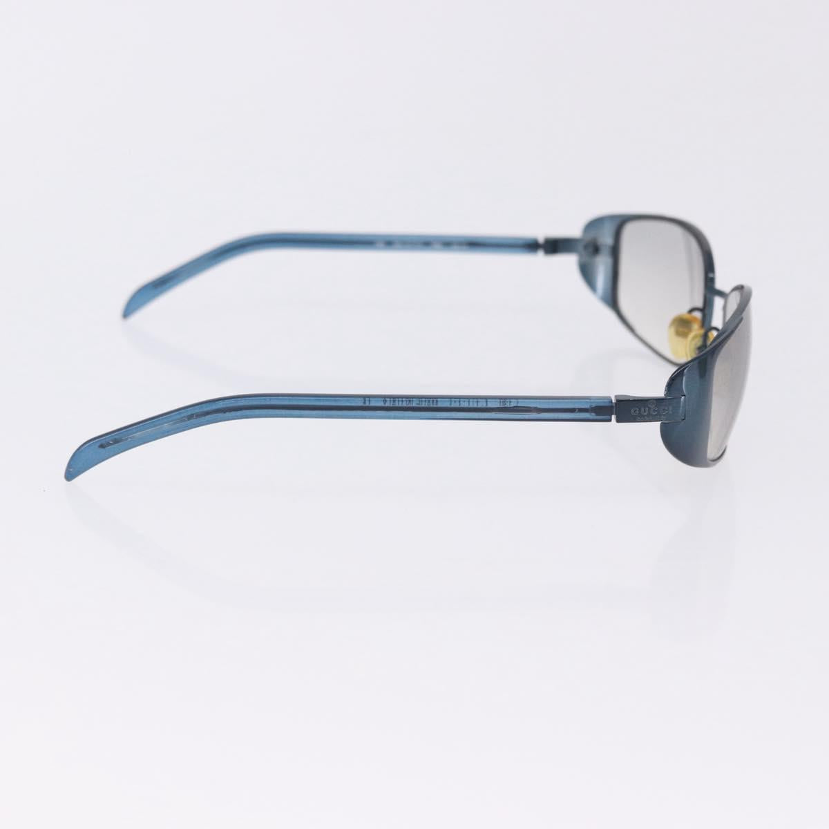 GUCCI Salvatore Ferragamo Sunglasses Metal 2 Set Purple Blue Auth bs36922