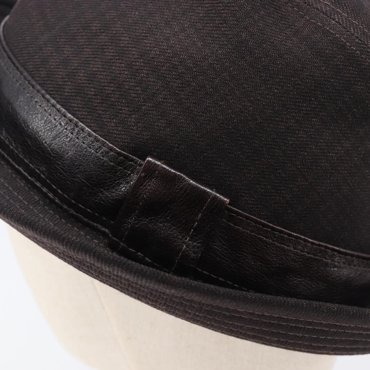 HERMES Bucket Hat Wool Black Auth bs36965