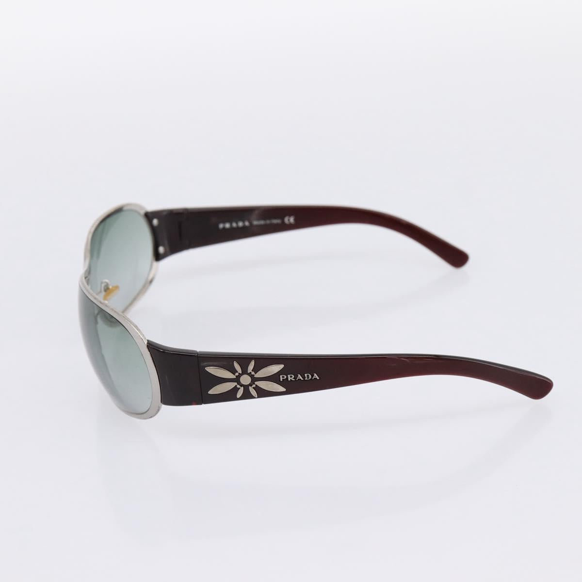 PRADA Sunglasses plastic Red Auth bs36966