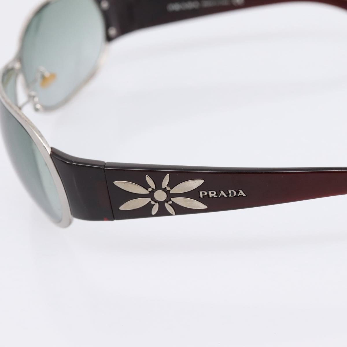 PRADA Sunglasses plastic Red Auth bs36966