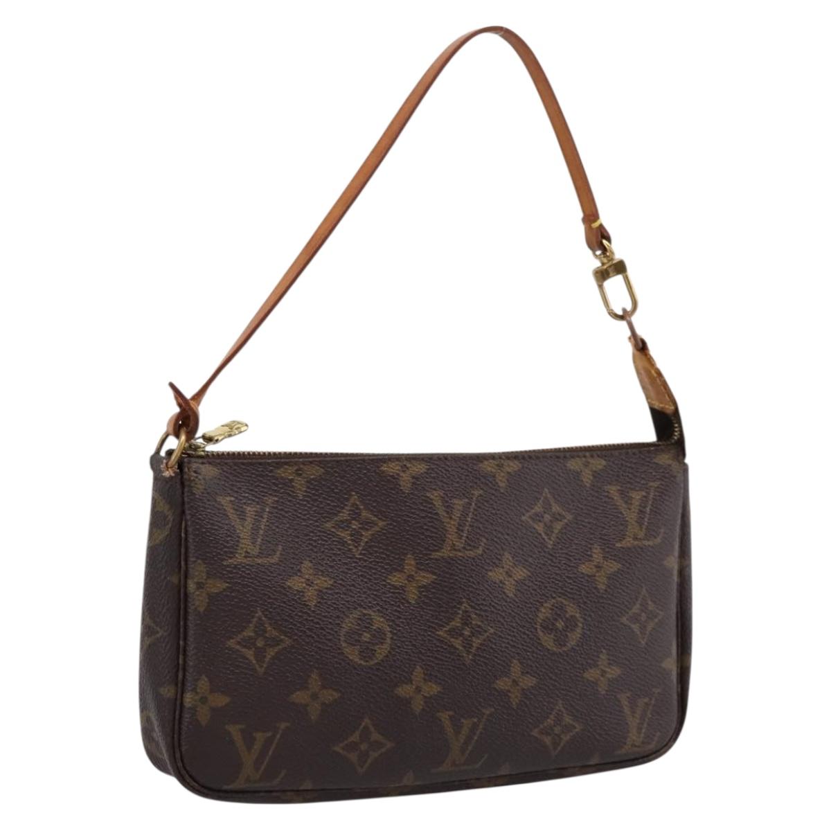 LOUIS VUITTON Monogram Pochette Accessoires Pouch M51980 LV Auth bs36976