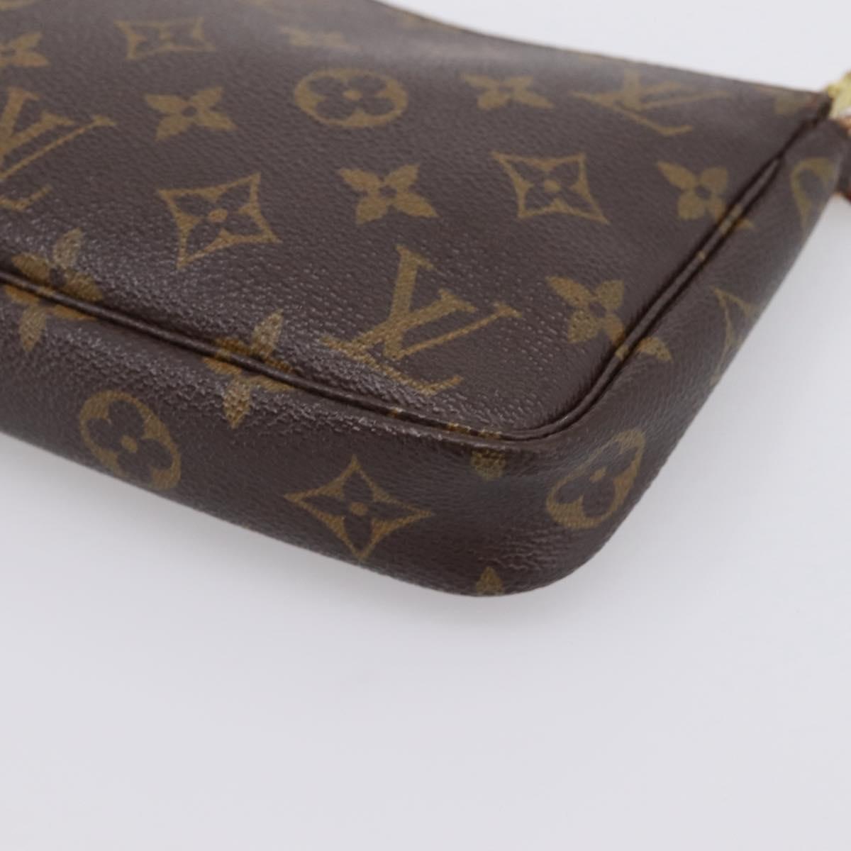 LOUIS VUITTON Monogram Pochette Accessoires Pouch M51980 LV Auth bs36976