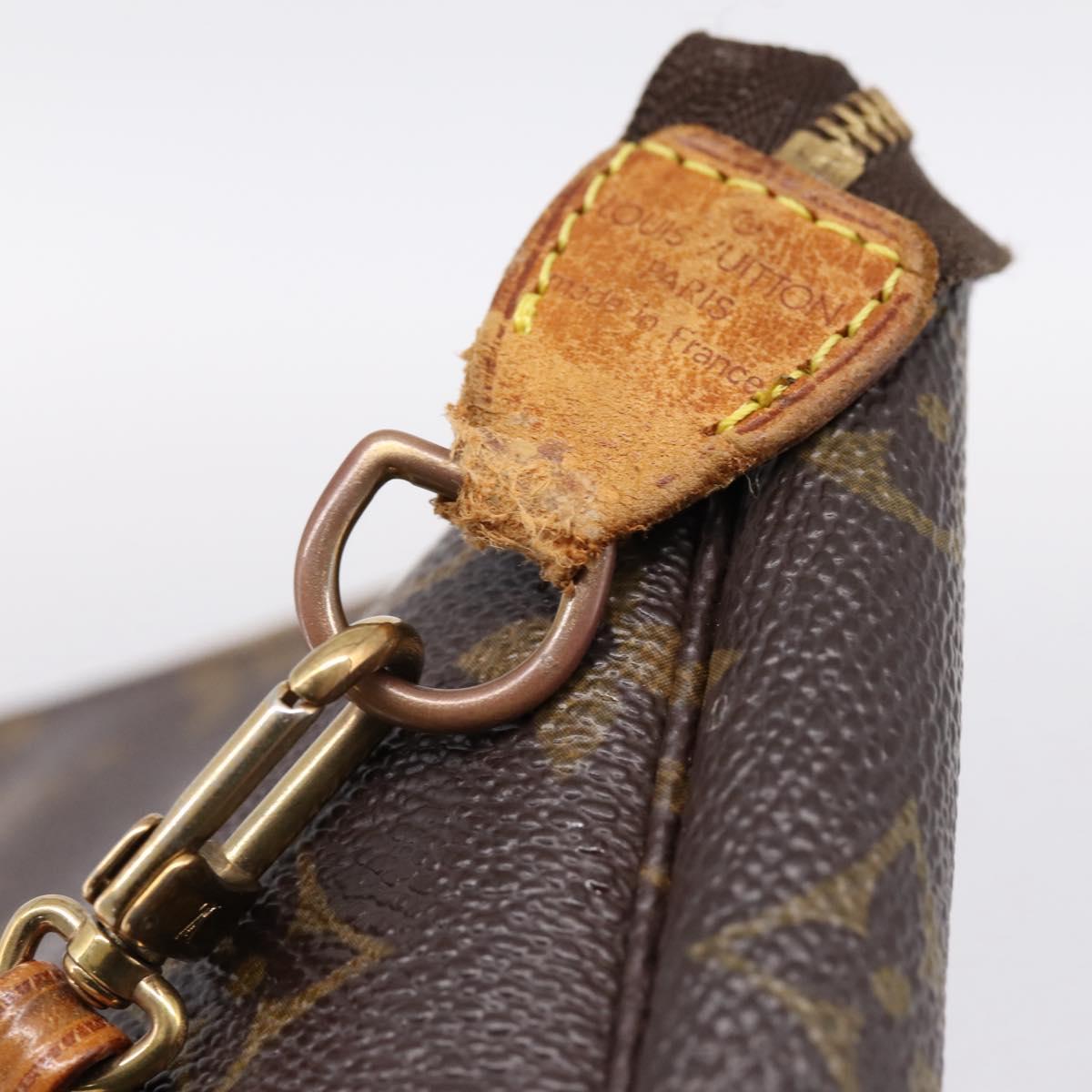 LOUIS VUITTON Monogram Pochette Accessoires Pouch M51980 LV Auth bs36976