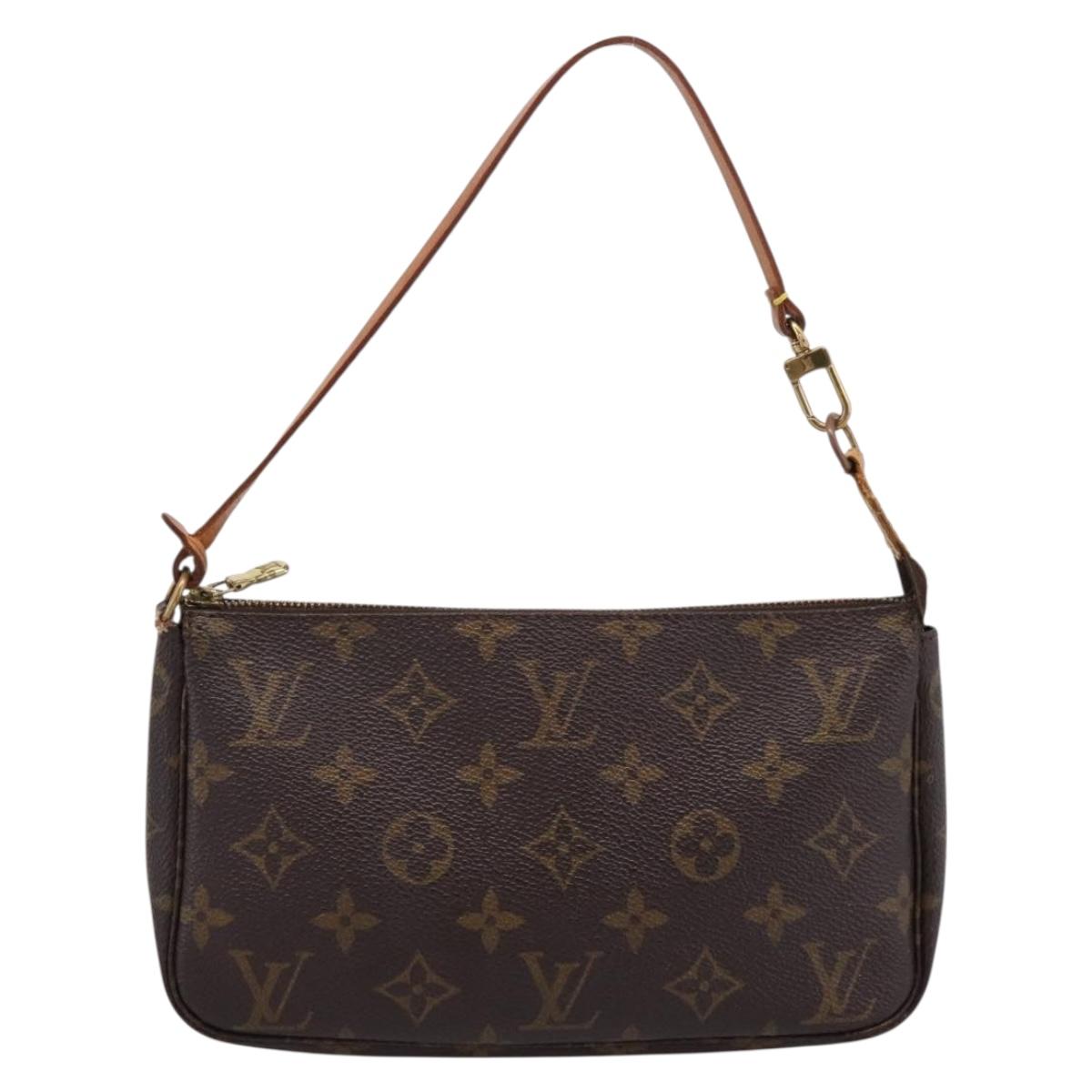 LOUIS VUITTON Monogram Pochette Accessoires Pouch M51980 LV Auth bs36976