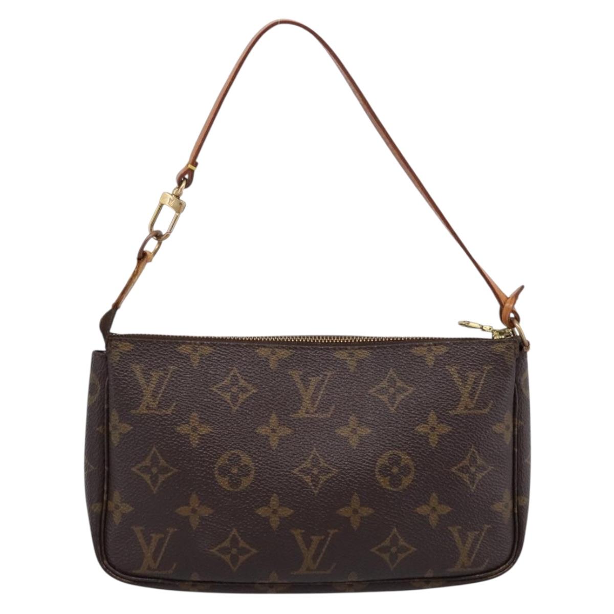 LOUIS VUITTON Monogram Pochette Accessoires Pouch M51980 LV Auth bs36976