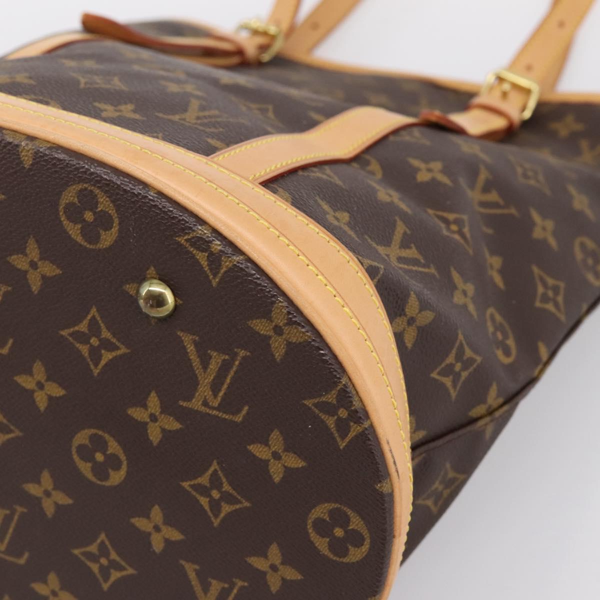 LOUIS VUITTON Monogram Bucket GM Shoulder Bag M42236 LV Auth bs36978