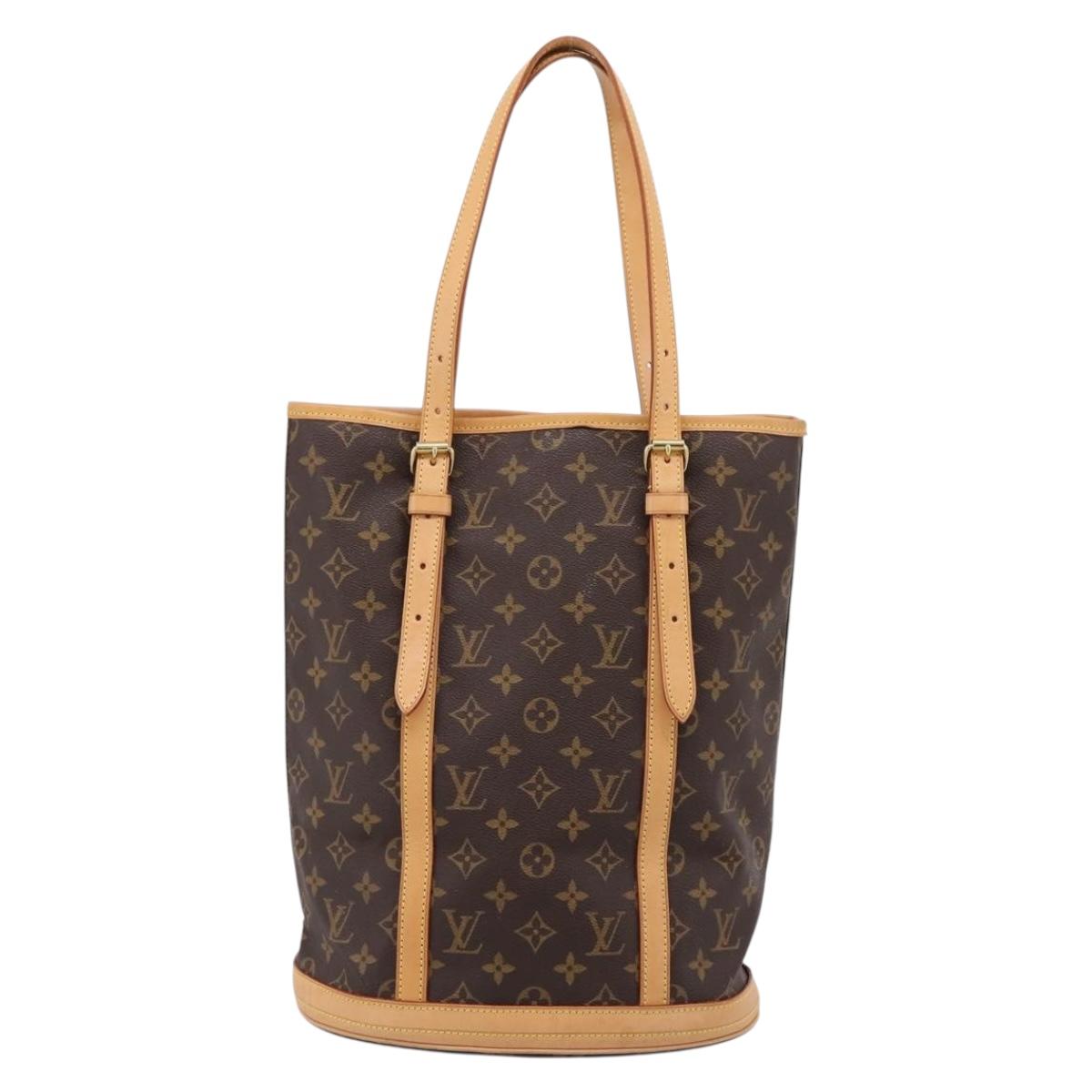 LOUIS VUITTON Monogram Bucket GM Shoulder Bag M42236 LV Auth bs36978