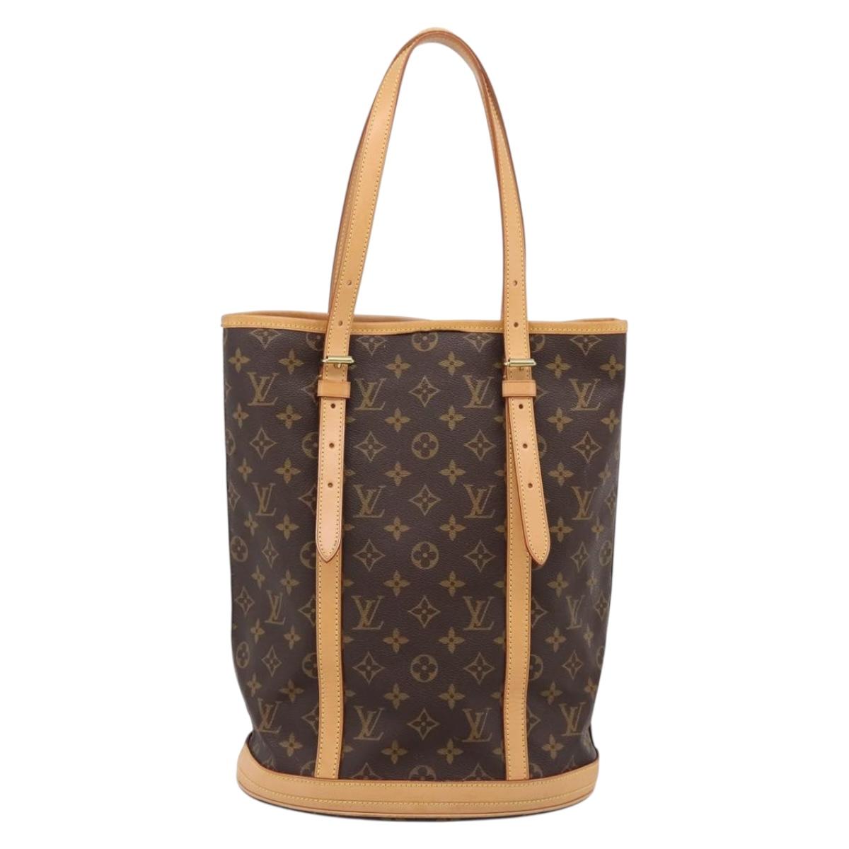LOUIS VUITTON Monogram Bucket GM Shoulder Bag M42236 LV Auth bs36978