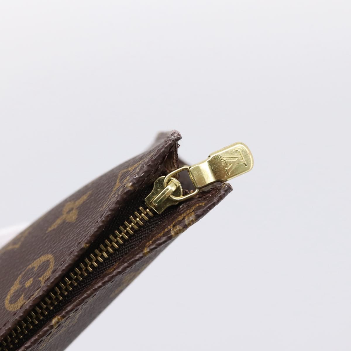 LOUIS VUITTON Monogram Bucket GM Accessory Pouch LV Auth bs36979