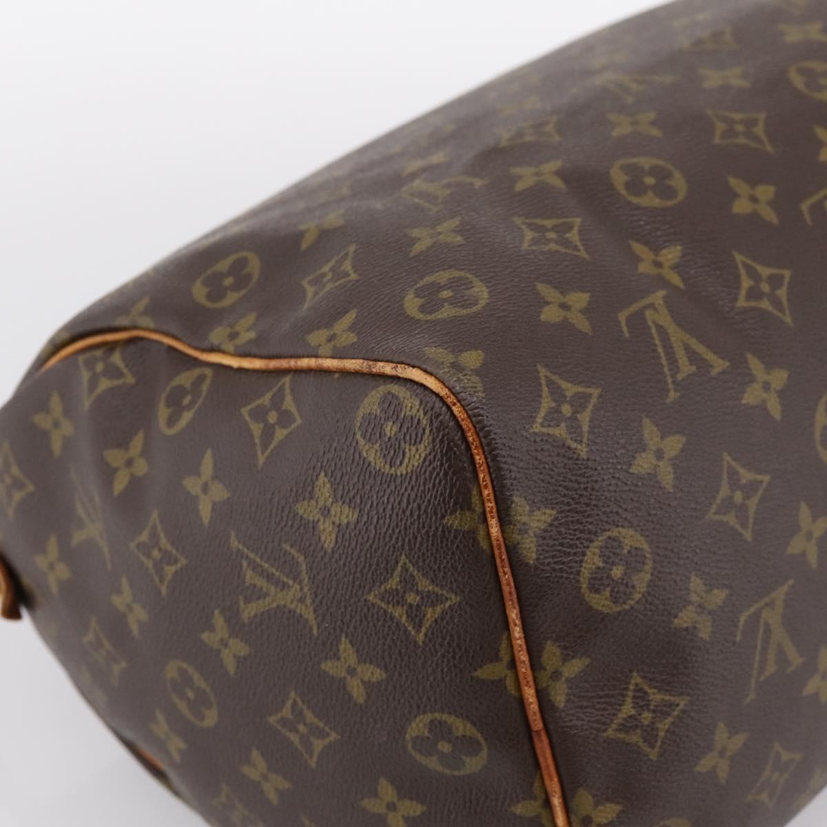 LOUIS VUITTON Monogram Speedy 35 Hand Bag M41524 LV Auth bs36980
