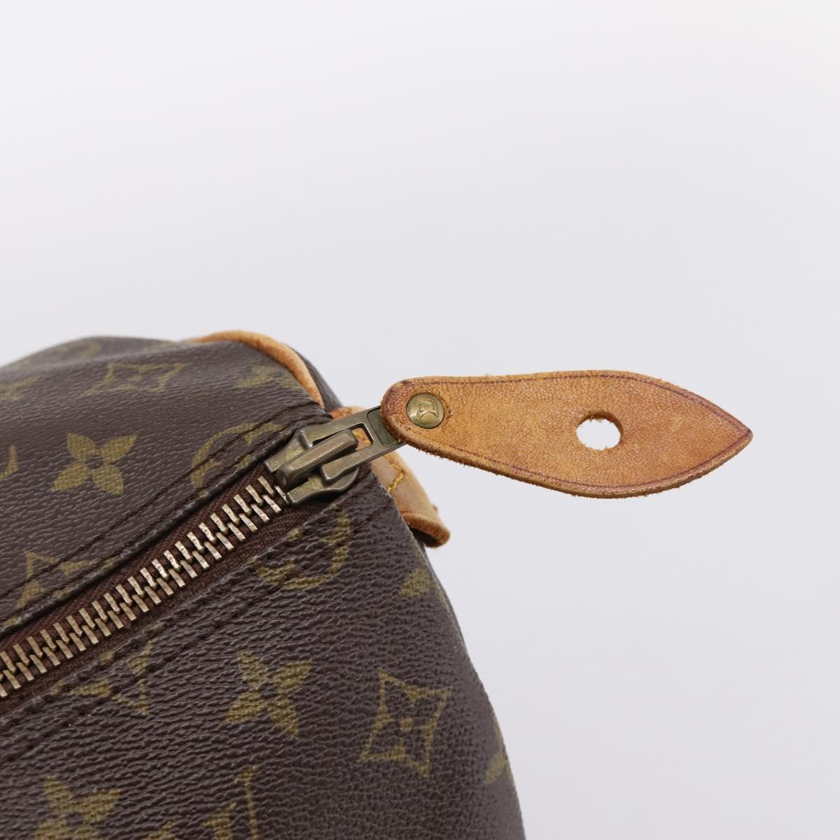 LOUIS VUITTON Monogram Speedy 35 Hand Bag M41524 LV Auth bs36980