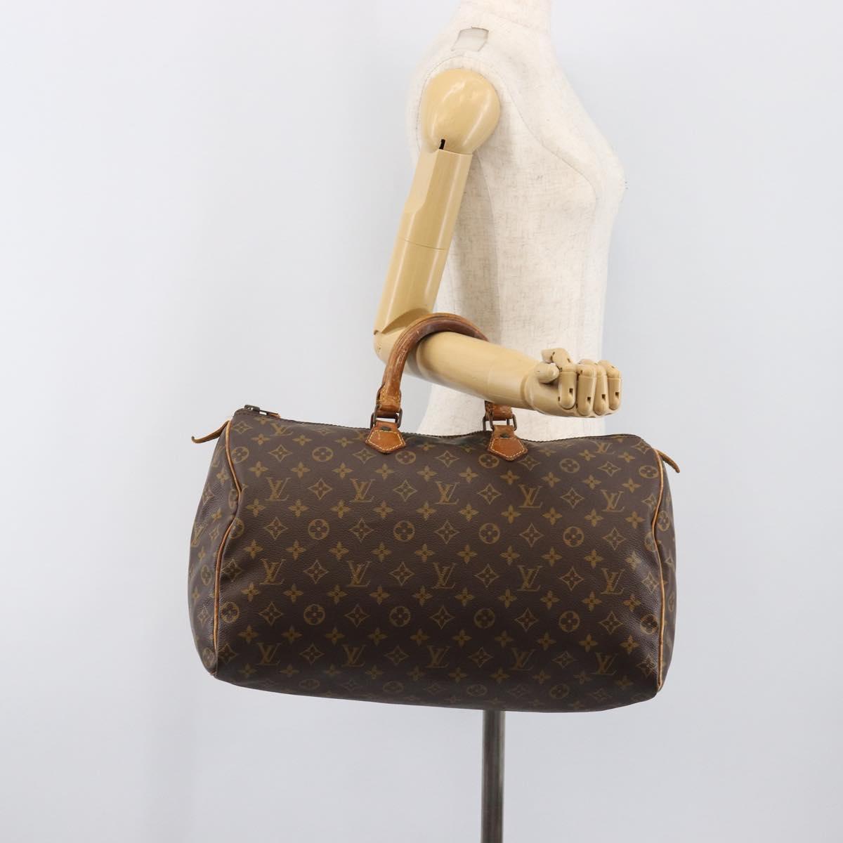 LOUIS VUITTON Monogram Speedy 40 Hand Bag M41522 LV Auth bs36986