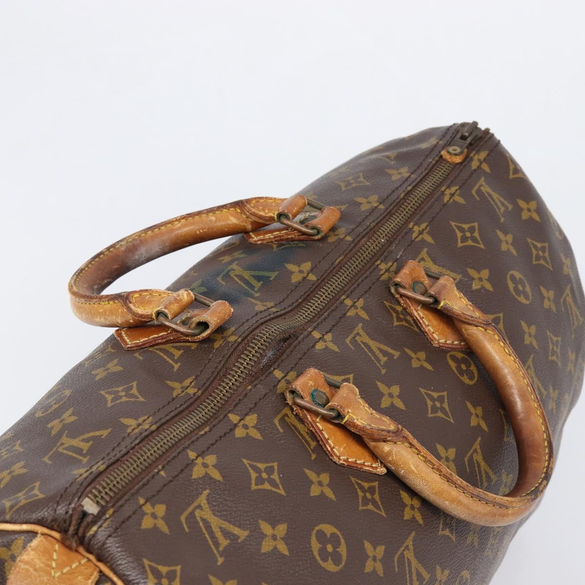LOUIS VUITTON Monogram Speedy 40 Hand Bag M41522 LV Auth bs36986
