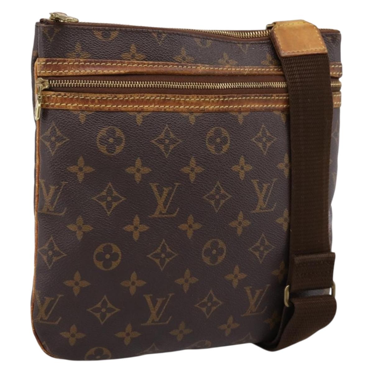 LOUIS VUITTON Monogram Pochette Bosphore Shoulder Bag M40044 LV Auth bs36987
