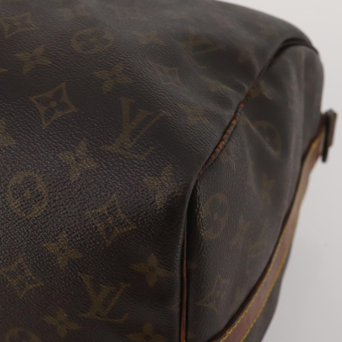 LOUIS VUITTON Monogram Keepall Bandouliere 45 Boston Bag M41418 LV Auth bs36988