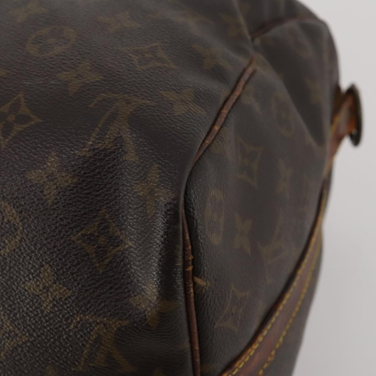 LOUIS VUITTON Monogram Keepall Bandouliere 45 Boston Bag M41418 LV Auth bs36988