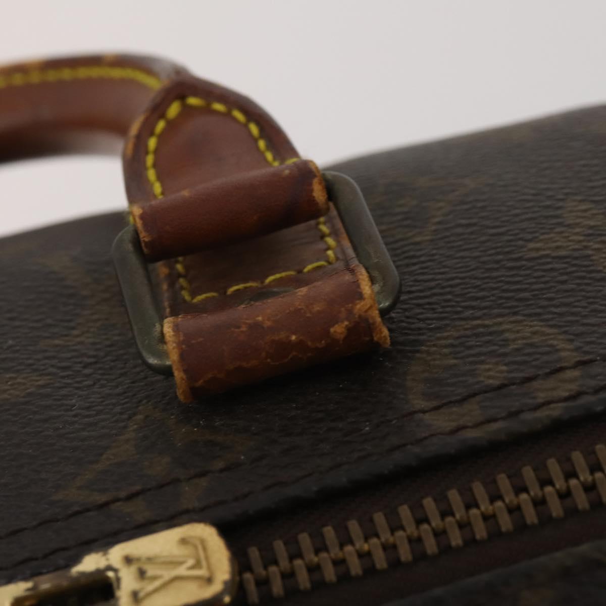 LOUIS VUITTON Monogram Keepall Bandouliere 45 Boston Bag M41418 LV Auth bs36988