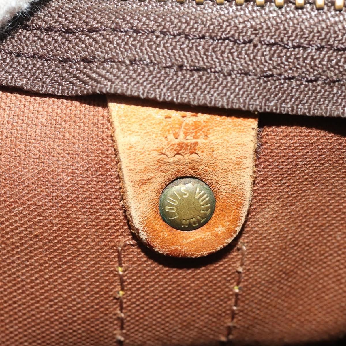 LOUIS VUITTON Monogram Keepall Bandouliere 45 Boston Bag M41418 LV Auth bs36988