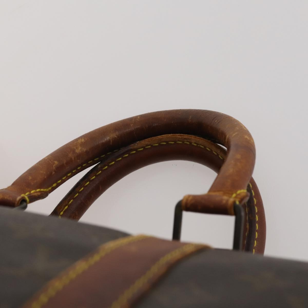 LOUIS VUITTON Monogram Keepall Bandouliere 45 Boston Bag M41418 LV Auth bs36988