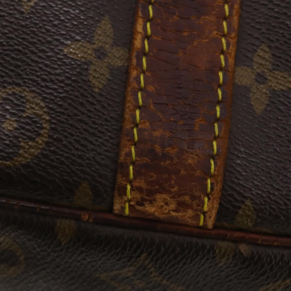 LOUIS VUITTON Monogram Keepall Bandouliere 50 Boston Bag M41416 LV Auth bs36989