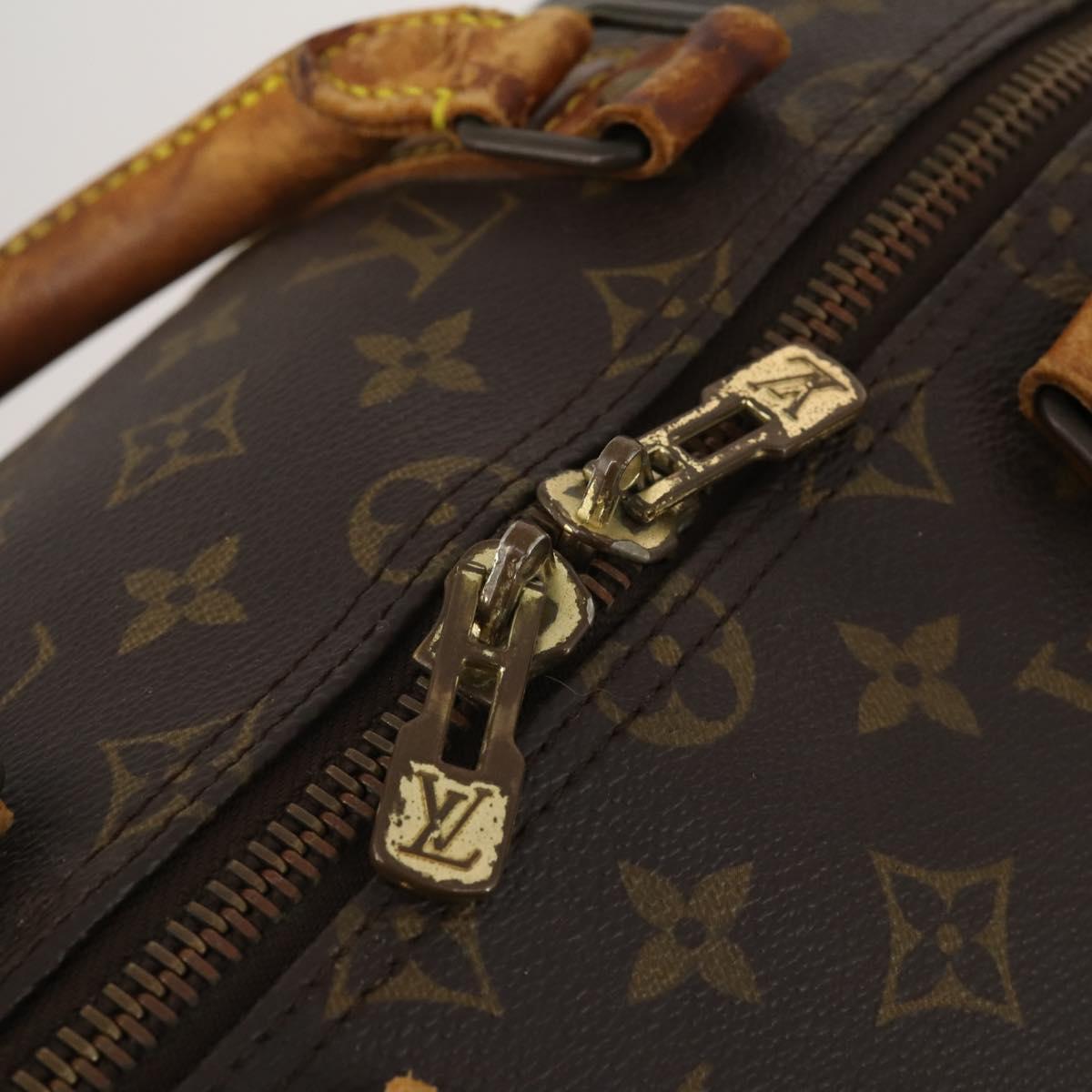 LOUIS VUITTON Monogram Keepall Bandouliere 50 Boston Bag M41416 LV Auth bs36989